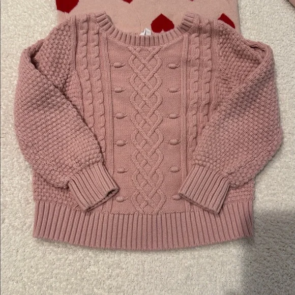 3T carters sweater & baby gap cable knit sweater says 5 but is more 3T size. - Picture 2 of 7